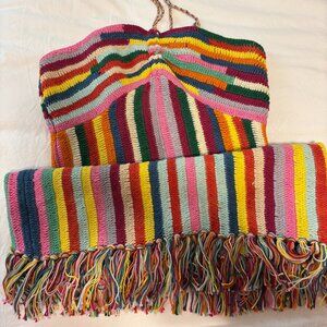 NWT SAYLOR Women's Multi Color Crochet Dress